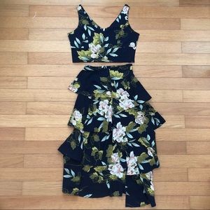 2 Piece floral set